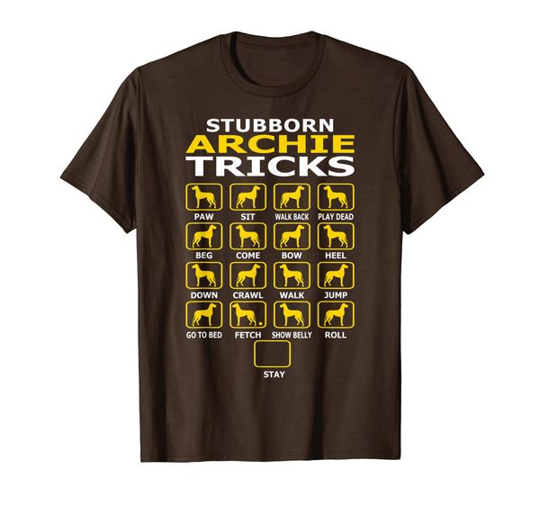 

stubborn archie great dane dog tricks pet lovers gift, White;black