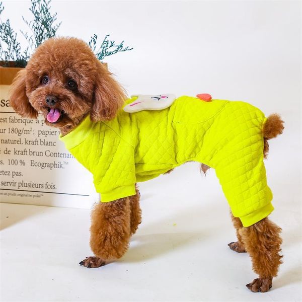

dog apparel pet costume cotton padded dogs clothes autumn and winter puppy warm jumpsuit for small medium clothing thickening coat