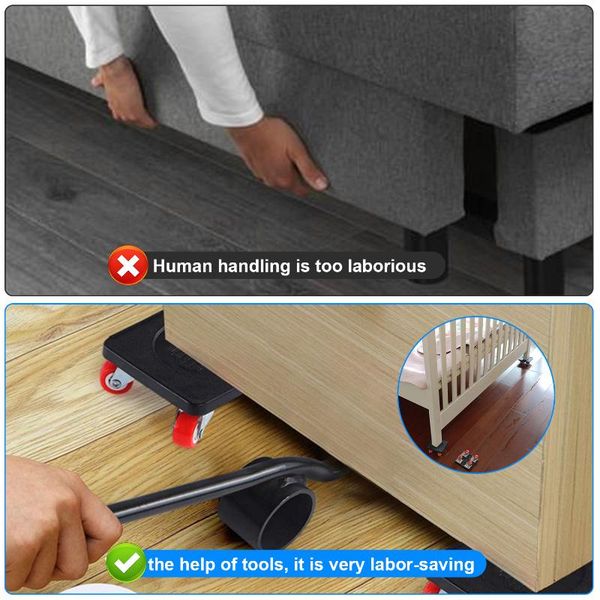 

professional hand tool sets 880lb heavy duty furniture mover set rotatable pads for sofas refrigerators carpet hard floors