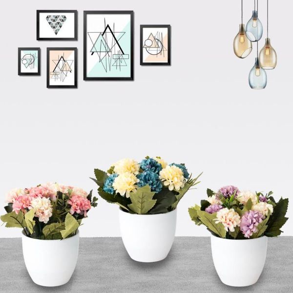 

home decoration accessories wedding bouquet artificial potted plants simulation bonsai fake flower home cafe garden ornament