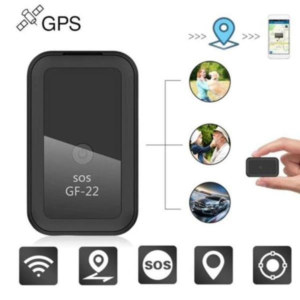 

2021 new 1pcs gf22 car gps tracking strong magnetic locator small location tracking alarm device mini anti-theft gps tracker hot