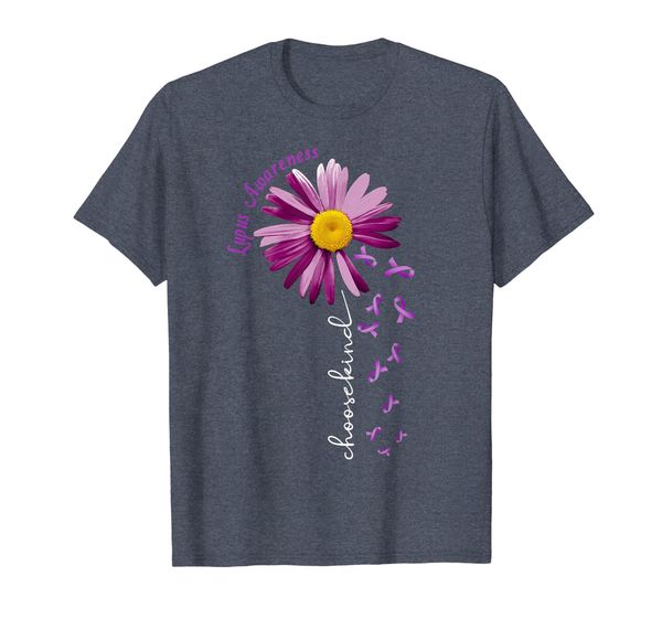 

Choose Kind Lupus Awareness T-shirt Gift Purple Ribbon, Mainly pictures