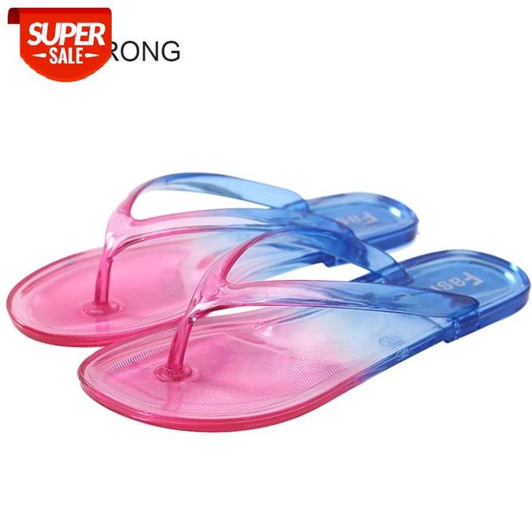 

lcizrong cartoon 13 styles women jelly flip flops 36-41 size beach flat slippers fashion fruit transparent animal creative shoes #zv0f, Black