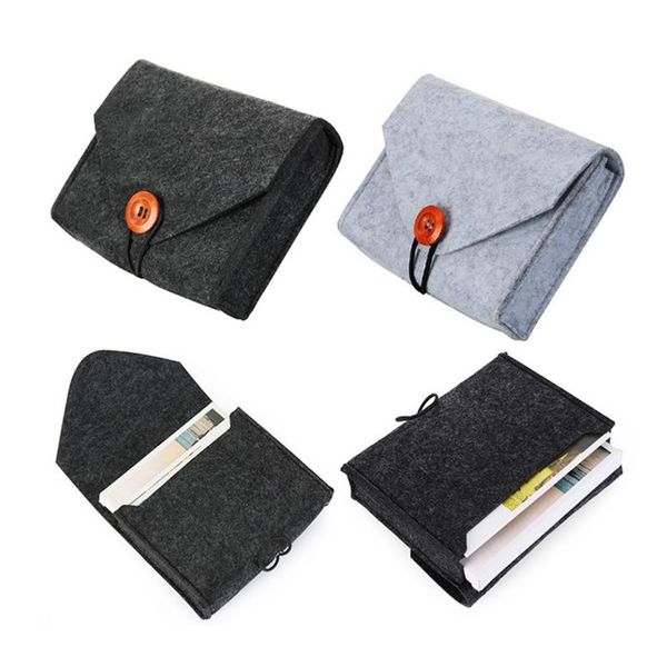 

storage bags 1 pcs coin purse key case travel mini cable organizer gadget bag felt pouch earphone sd card power bank data