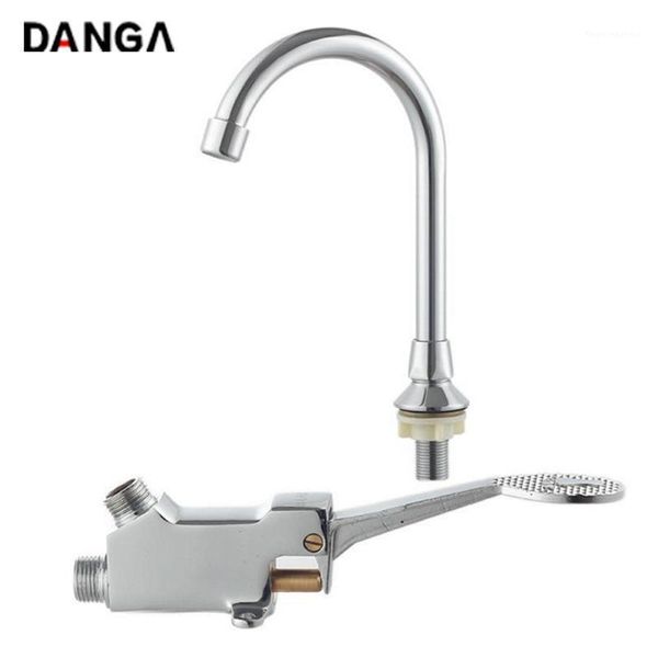 

basin faucet floor foot bathroom sink tap restroom single cold hand wash 360 degree rotating water faucets1