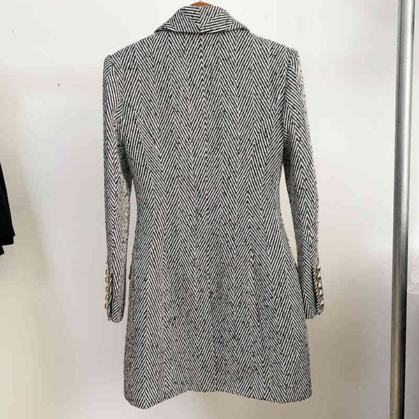 

women's jackets xxl autumn brand same style long sleeve lapel neck coat tweed women clothes oulaidi m6f3, Black;brown