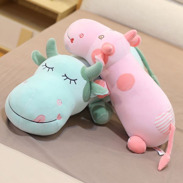 

Kawaii Plush Cow Stuffed Animals plushie Cattle Soft Pillow Toys for Girls Kids Gifts Valentine Birthday Present, Pink