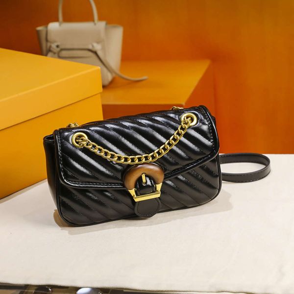 

bag women 2021 summer twill bag fashion simple chain needle buckle decorative