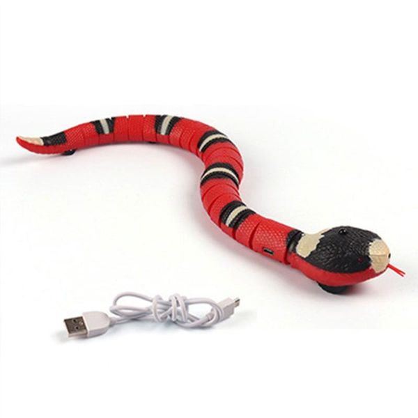 

cat toys chargeable indoor simulation toy automatic smart sensor electronic snake