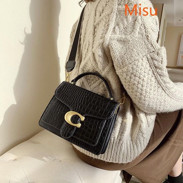 

2021 new mini fashion women crossbody bags retro wide strap shoulder messenger bag female luxury travel handbags