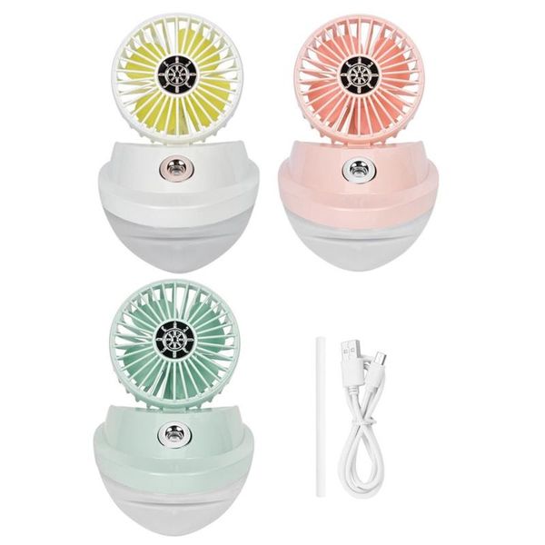 

electric fans table fan adjustable portable unique boat shape humidification for office home usb charging air conditioning