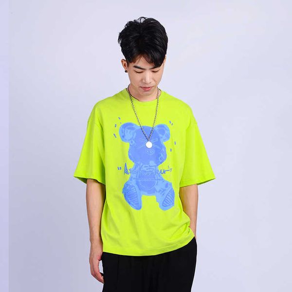 

summer 2021 fashion short sleeve t-shirt oversize, White;black