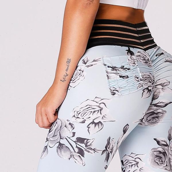 

2021 new push up leggings women with pockets high waist leggings breathable polyester candy color legging quick drying pant, Black