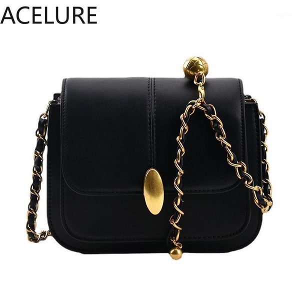 

evening bags acelure retro fashion small shoulder bag female autumn and winter style chain messenger ladies square