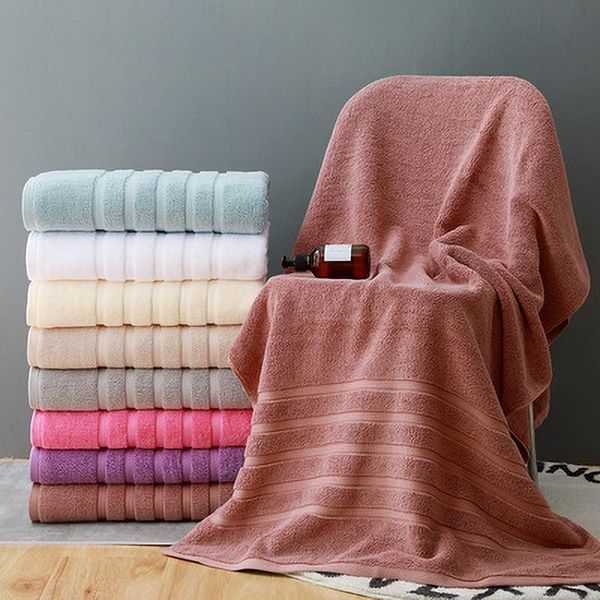 

towel 90*180 luxury el bath 100% cotton super thick solid color towels soft and strong absorbent large