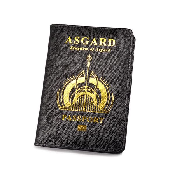 

card holders asgard passport cover on the holder pasport drop, Brown;gray