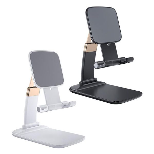 

cell phone mounts & holders essager deskholder mobile tablet desk stand bracket for ipad support 4.7-7 inches phones black white 122*75*