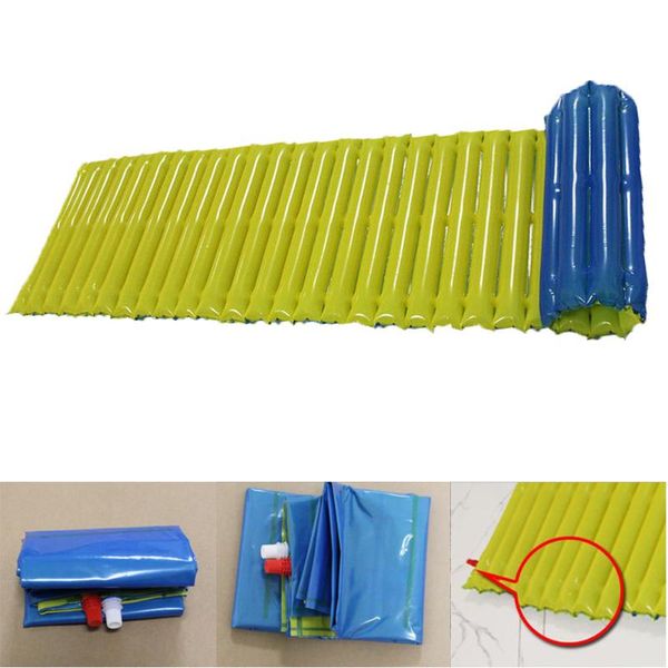 

outdoor pads air mattress inflatable cushion tube camping mat travel beach moisture-proof sleeping pad colchones para dormir