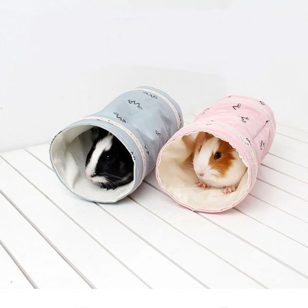 

small animal supplies 1pcs mini pet spring and autumn hedgehog tunnel toy my neighbor totoro hamster warm two channels