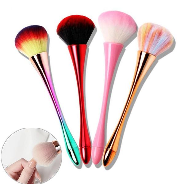 

nail brushes art brush soft dust uv gel polish nylon for manicure professional diy design tools makeup, Yellow