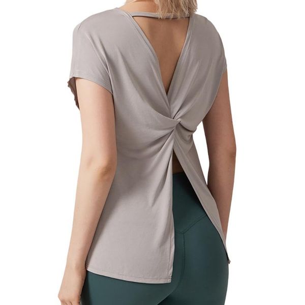 

yoga outfit women shirt vest gym quick dry sports shirts cross back women's fitness