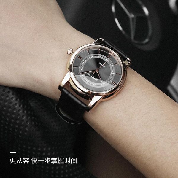 

wristwatches belt watch men's fashion quartz simple wristwatch mens women watches, Slivery;brown