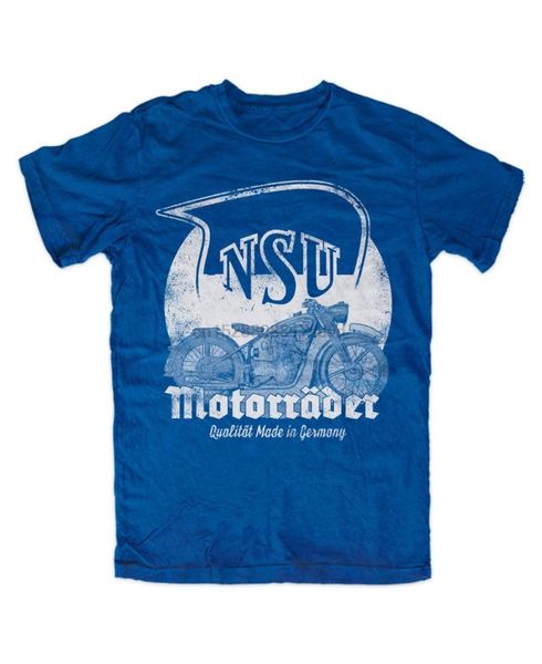 

nsu-supermax t-shirt blau konsul prima superlux youngtimer oldtimer motorrad, White;black