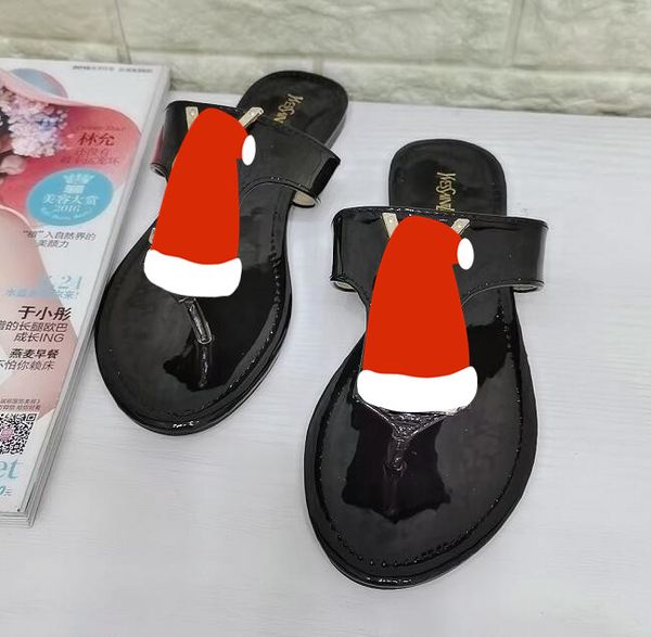 

flat sandals women's slippers women's slipper 3 colors, Black