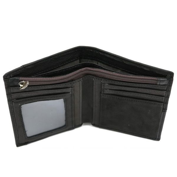

wallets unique design mens casual short leather wallet student and business purse, Red;black