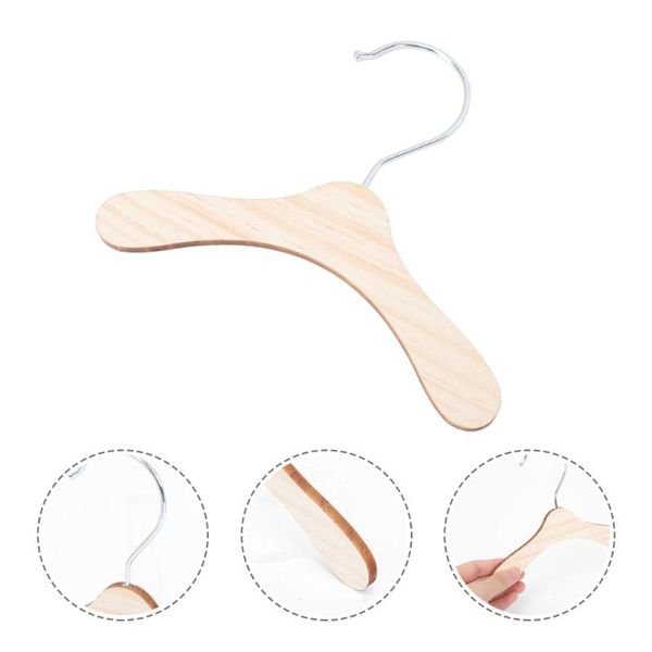 

hangers & racks 10pcs dog clothes wood craft pet clothing shelves
