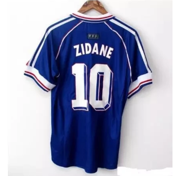 

vintage 1998 zidane #10 henry #12 camiseta, White;black