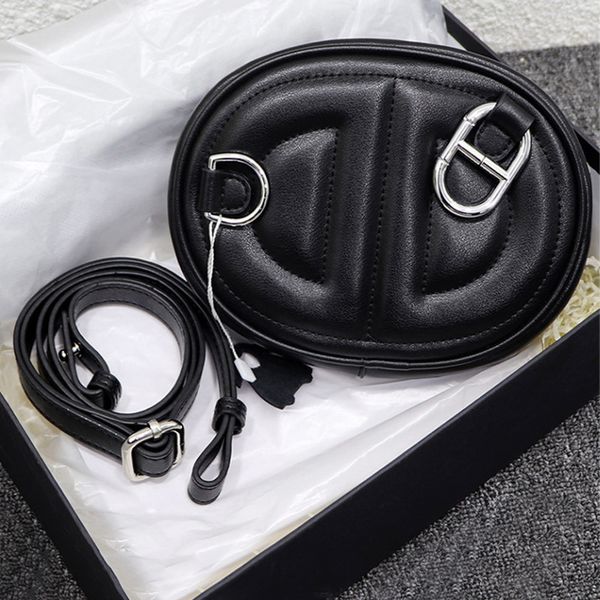 

70% off luxury handbag pig nose 2021 new fashionable waist oval mobile leather women's shoulder small square bag cji7 1og6