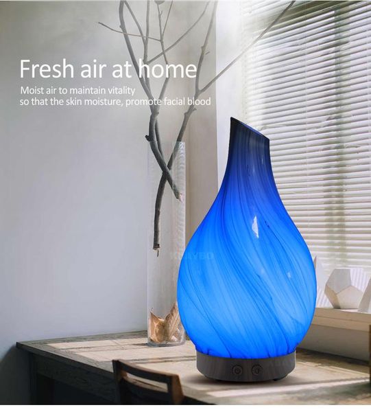 

kbaybo 100ml electric aroma diffuser air humidifier oil diffuser aromatherapy cool mist maker with led night lights for home