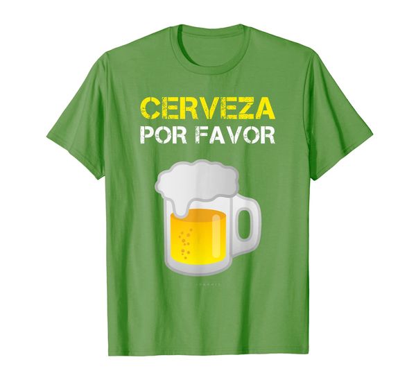 

funny beer spanish shirts: cerveza por favor. drinking gift t-shirt, White;black
