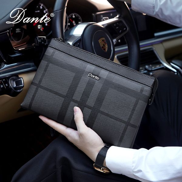 

bags wallet backpack men's handbag dante business prestige bag leather, Black;red