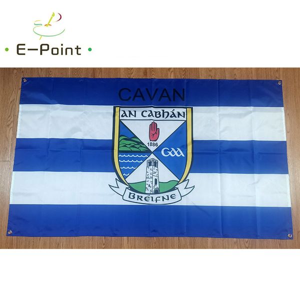 Ирландия Cavan Gaa Flag 3 * 5FT (90 см * 150см) Полиэстер Флагг Баннер Украшение Летающие Главная Садовые Флаги Праздничные подарки