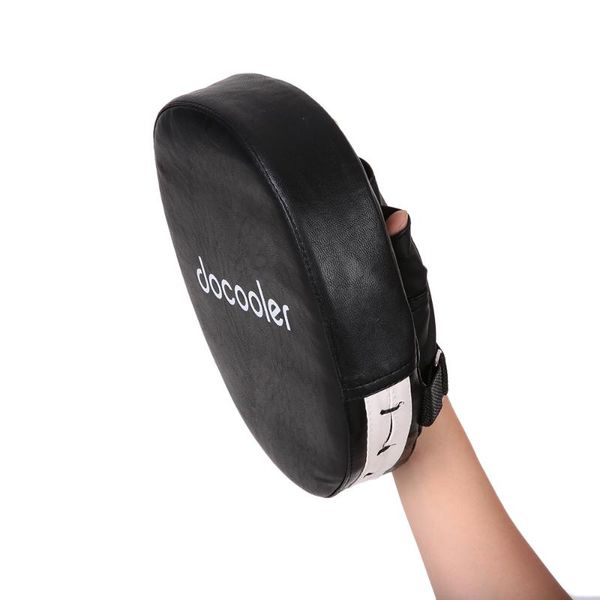 

sand bag punch pad boxing mitts training gloves leather target for combat red/black