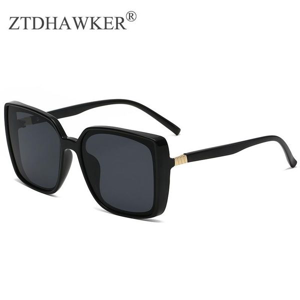 

outdoor eyewear 2021 retro large frame square women's sunglasses personality fashion round face street s temperament glasses