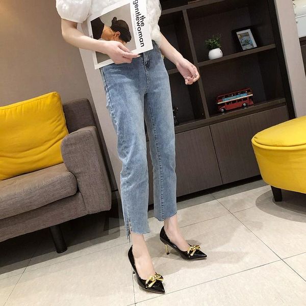

dress shoes 2021 spring and summer pointed high heels women's thin design sense of minority french girls' patent leather shallow m, Black