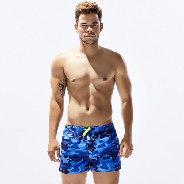 

men's swimwear 2021 summer quick dry camouflage sport board shorts beach male print