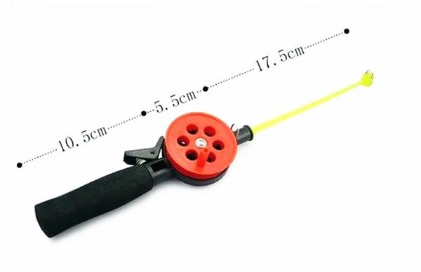 

boat fishing rods 34cm mini ice rod portable plastic fish winter stream pole