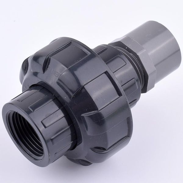 

watering equipments 1~5pcs 20-63mm upvc pipe bilateral side inner wire union direct plastic water supply connector aquarium garden irrigatio
