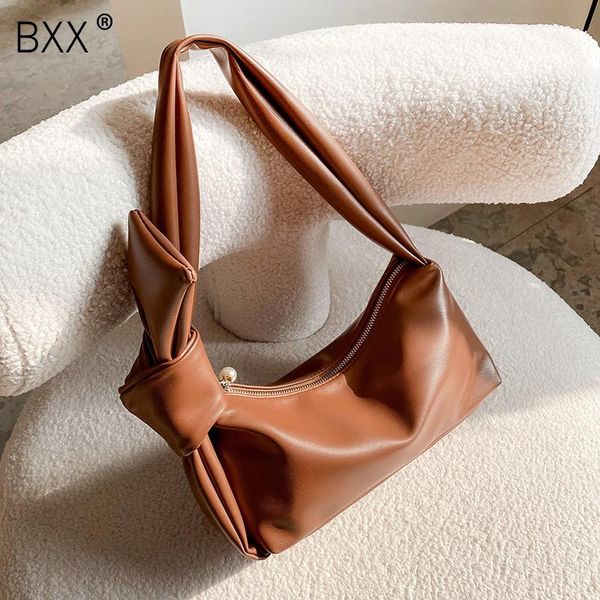 

bxx] vintage pu leather bags for women 2021 spring fashion shoulder hand bag lady trend handbags and purses hr224