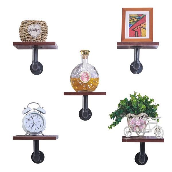 

hooks & rails flower water pipe shelf on the wall hang a more than other adornment layer board, wrought iron shelf, word