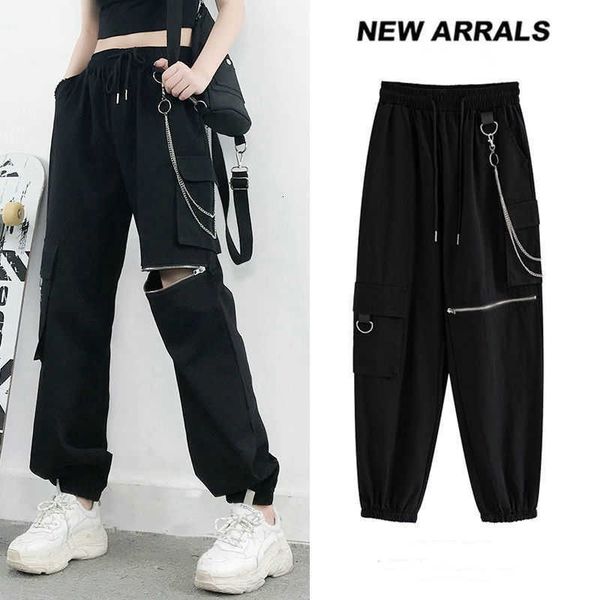 

women's pants & capris women high waist drawstring jogging plus size female fashion solid color loose harem trousers ladies casual o5ok, Black;white