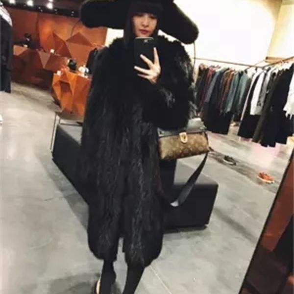

new high-end fashions women's fur coat s6 1xvs, Black