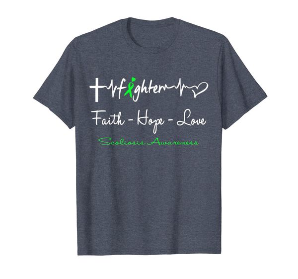 

Faith Hope Love Scoliosis Fighter Shirt For Women Men, Mainly pictures