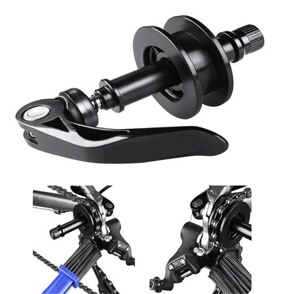 

bike heels & chainwheels dummy hub chain holder bicycle mtb road washing fixing device cleaning transporting lubing storing#30