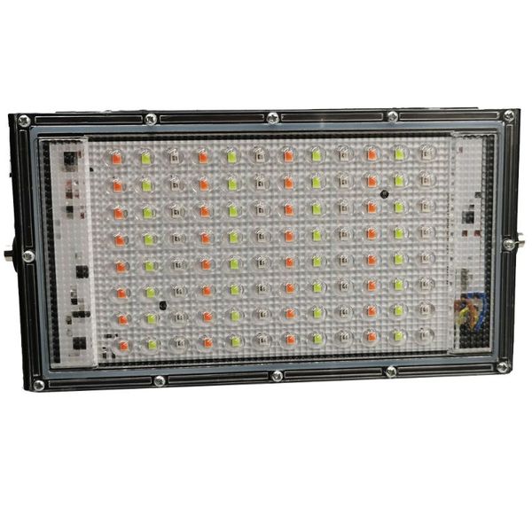 

led 100w 220v 230v outdoor wall lamp porch light rgb spotlight floodlight ip65 waterproof led street landscape lighting