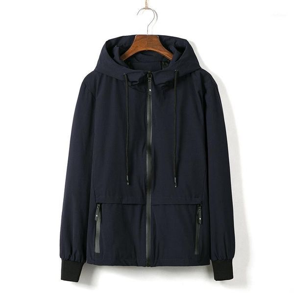 

men's jackets arrival fashion spring autumn men casual zipper loose with hood mens plus size m  xl 2xl 3xl 4xl 5xl, Black;brown